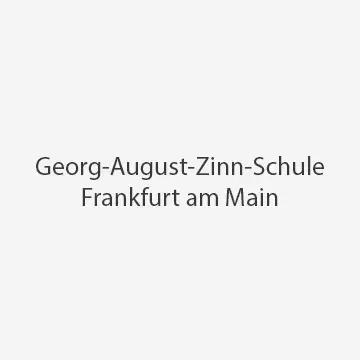 Georg-August-Zinn-Schule Frankfurt am Main